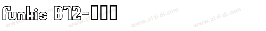 Funkis B12字体转换
